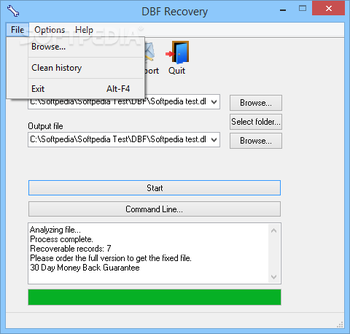 DBF Recovery screenshot 4