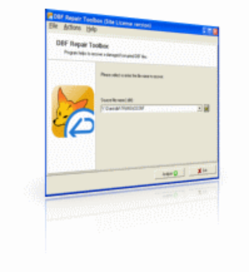 DBF Repair Toolbox screenshot