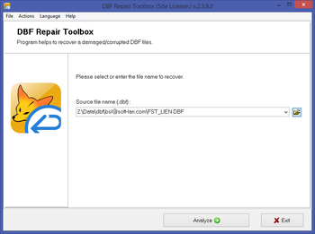 DBF Repair Toolbox screenshot 5