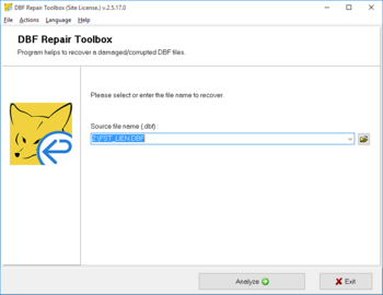 DBF Repair Toolbox screenshot 6