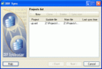 DBF Sync screenshot