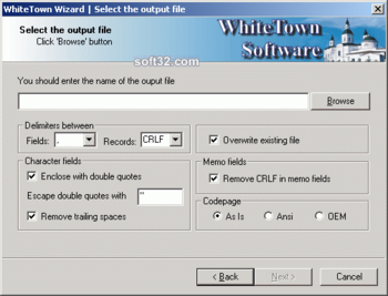 DBF to CSV screenshot 3