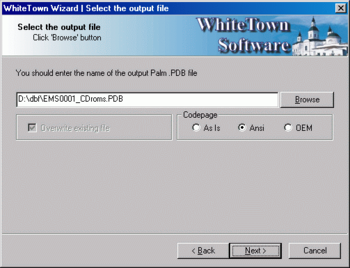 DBF to PDB Converter screenshot