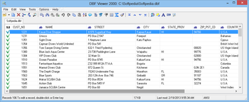 DBF Viewer 2000 screenshot 2