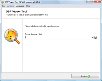 DBF Viewer Tool screenshot