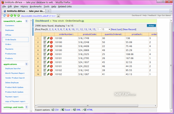 DbFacePHP screenshot 3