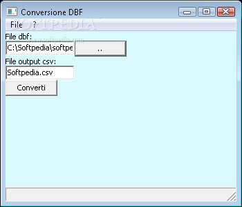 dbfconv screenshot