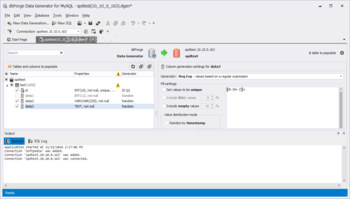 dbForge Data Generator for MySQL screenshot 3