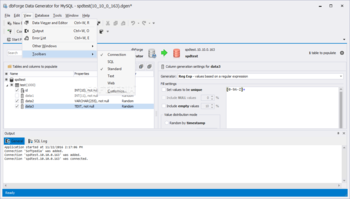 dbForge Data Generator for MySQL screenshot 6