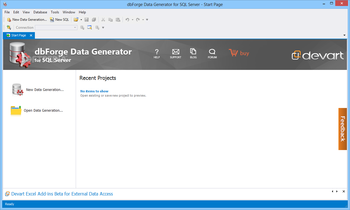 dbForge Data Generator for SQL Server screenshot