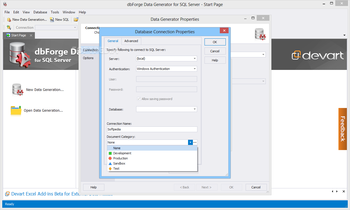 dbForge Data Generator for SQL Server screenshot 2