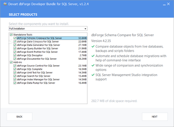 dbForge Developer Bundle for SQL Server screenshot