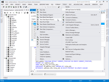 dbForge Fusion for MySQL screenshot