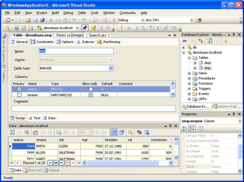 dbForge Fusion for MySQL, Visual Studio Add-in screenshot 2