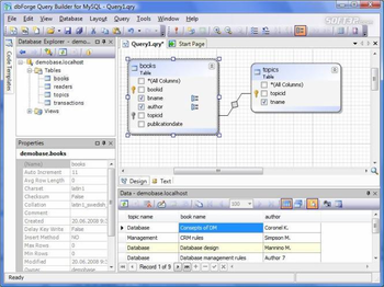 dbForge Query Builder for MySQL screenshot 3