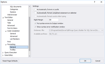 dbForge Query Builder for SQL Server screenshot 31