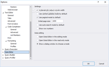 dbForge Query Builder for SQL Server screenshot 33