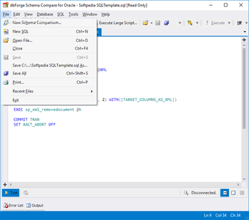 dbForge Schema Compare for Oracle screenshot 2
