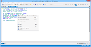dbForge Schema Compare for SQL Server screenshot