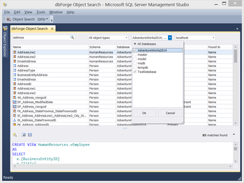 dbForge Search for SQL Server screenshot 3
