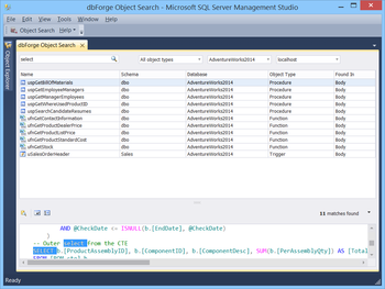 dbForge Search for SQL Server screenshot 5