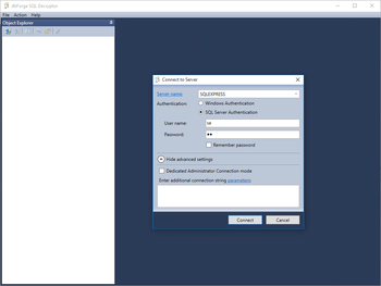 dbForge SQL Decryptor screenshot 2