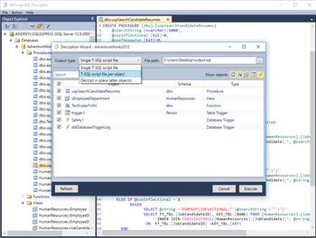 dbForge SQL Decryptor screenshot 3