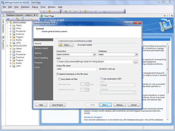 dbForge Studio Express for MySQL screenshot