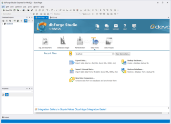 dbForge Studio for MySQL Express screenshot 7