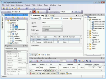 dbForge Studio for MySQL, Express Edition screenshot 3