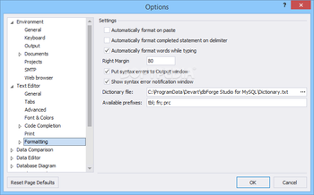 dbForge Studio for MySQL Professional screenshot 22