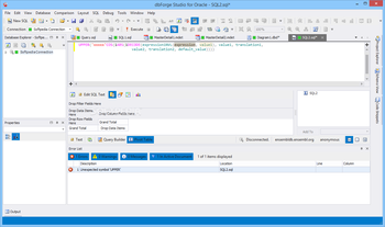 dbForge Studio for Oracle screenshot 16