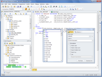 dbForge Studio for Oracle Express Edition screenshot