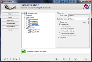 DBForms from MS Access to ASP.NET+MS SQL screenshot 3