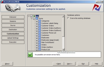 DBForms from MS Access to PHP + MySQL screenshot 3