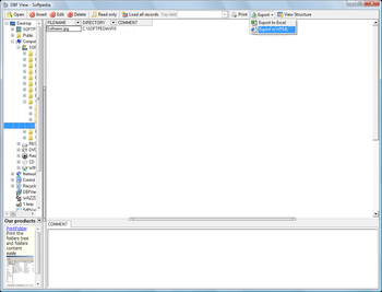 DBFViewer screenshot