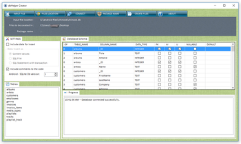 dbHelperCreator screenshot 2