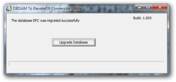 DBISAM To ElevateDB Conversion Utility screenshot