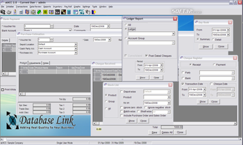 dbLink atACC, Accounting and Inventory screenshot