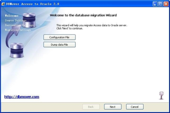 DBMover for Access to Oracle screenshot