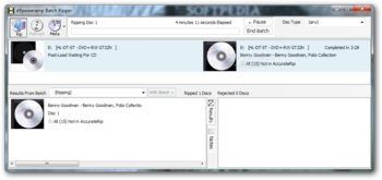 dBpoweramp Batch Ripper screenshot