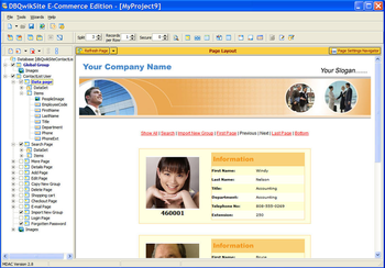 dbQwikSite Ecommerce screenshot 2
