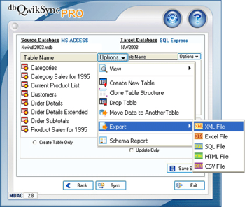 dbQwikSync PRO screenshot 2