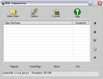 DBS VCD Converter screenshot