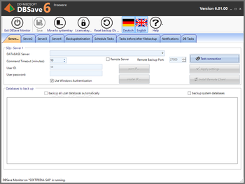 DBSave screenshot