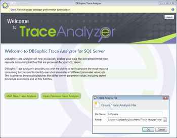 DBSophic Trace Analyzer screenshot