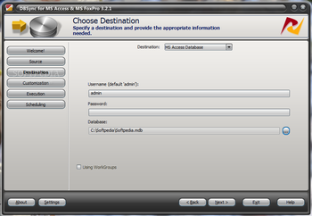 DBSync for MS Access & MS FoxPro screenshot 2