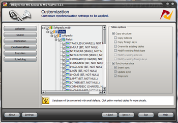 DBSync for MS Access & MS FoxPro screenshot 4