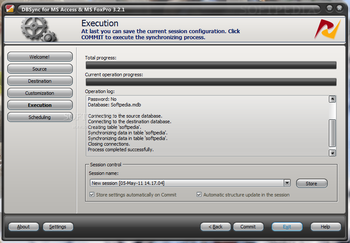 DBSync for MS Access & MS FoxPro screenshot 7