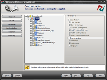 DBSync for MS Access & MySQL screenshot 4